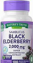 Image result for Sambucus Black Elderberry, 1000 Mg, 100 Capsules