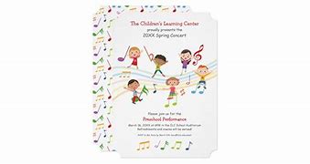 Image result for School Christmas Concert Invitation