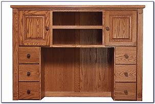 Image result for Narrow Computer Desk with Hutch