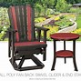 Image result for Amish Made Recycled Plastic Outdoor Furniture