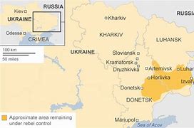 Image result for Ukraine Rebel Map
