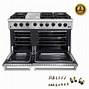 Image result for Double Oven Electric Induction Range