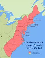 Image result for United States Map 1776
