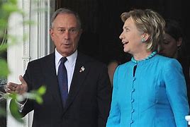 Image result for Bloomberg Hillary Clinton