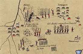 Image result for Lexington Concord Battle Map