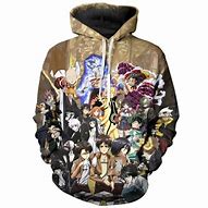 Image result for print hoodie anime