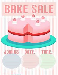 Image result for Free Printable Bake Sale Templates