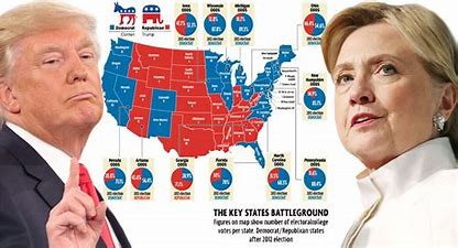 Image result for 2016 election hilary and trump