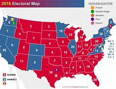 Image result for Electoral Map in 2016 Election