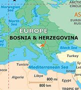 Image result for Bosnia in World Map