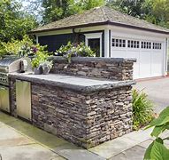 Image result for Custom Stone Outdoor Kitchen