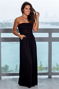 Image result for Strapless Maxi Dress