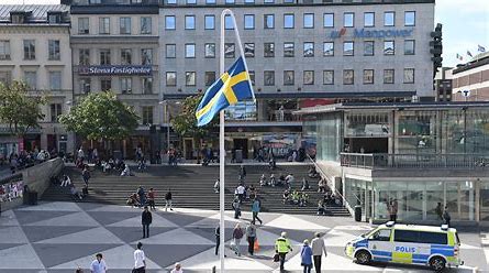 Image result for svensk flagga böjd flaggstång