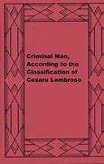 Image result for Cesare Lombroso Theory
