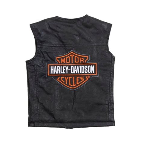 Harley Davidson Kids Motorcycle Vest   Boys Biker   Leather Bound Online