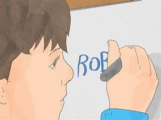 Image result for writing name  cartoon