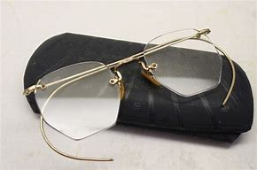 Image result for Antique Rimless Eyeglasses