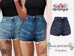 Image result for Sims 4 CC Shorts
