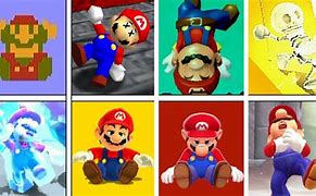 Image result for Evolution of Mario Deaths & Game Over Screens