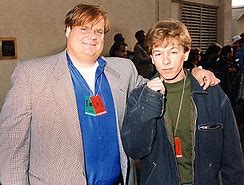 Image result for Chris Farley and David Spade Rocking Out