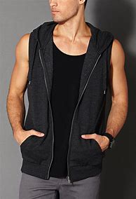 Image result for men's sleeveless hoodies