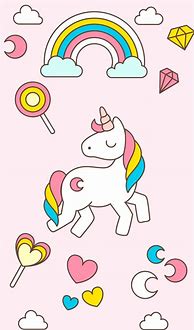 Image result for Soft Pink Kawaii Wallpaper Unicorn