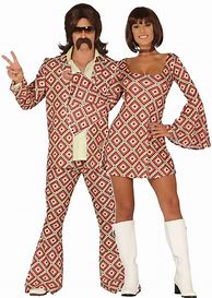 Image result for Couples 70s Outfit Disco Party