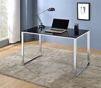 Image result for White Glass Home Office Desk