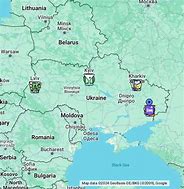 Image result for Google Map of Ukraine