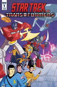 Image result for Star Trek and Transformers Comic