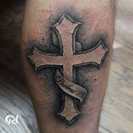 Image result for Old School Stone Cross Tattoo