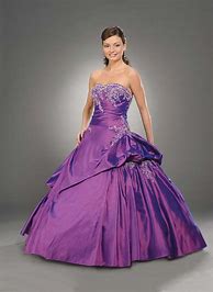 Image result for Purple Ball Gown