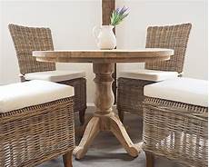 Rustic House Reclaimed Dining Table Set Round 4 Seater Reclaimed