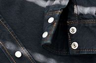 Image result for Light Denim Jacket with Zipper