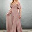 Image result for Pantsuit / Jumpsuit Mother Of The Bride Dress Elegant Jewel Neck Floor Length Polyester Long Sleeve With Buttons 2021 Blush US 6 / UK 10 / EU 36 0004