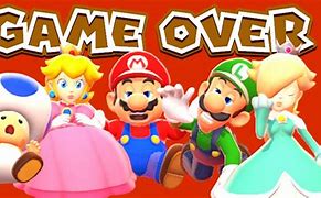 Image result for Mario Game Over Screen