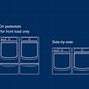 Image result for maytag stackable washer dryer dimensions