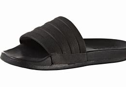Image result for Black Adidas Sliders