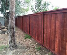 Image result for Redwood Vinyl Fence