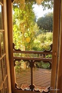 Image result for farmhouse screen door at night