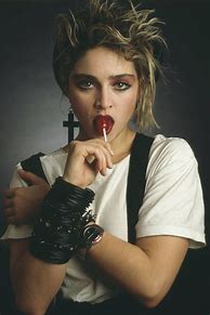 Image result for Early 80s Madonna Style