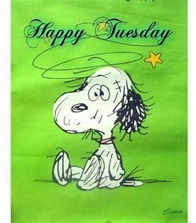 Image result for snoopy tuesday