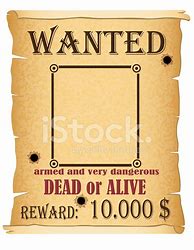Image result for Wanted Poster Vector