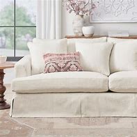 Image result for Ava Slipcovered Sofa - Livesmart® Performance Fabric Slate, 86" - Grandin Road