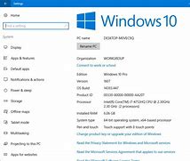 Image result for Computer Specs Windows 10 Index