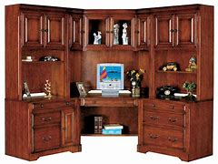 Image result for Office Depot Desk with Hutch