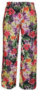 Image result for Ladies Active Wear Floral Print Pants