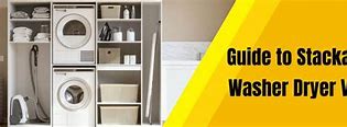 Image result for Stackable Washer and Dryer Home