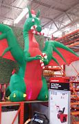 Image result for Home Depot Inflatable Christmas Dragon
