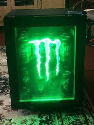 Image result for Monster Energy Mini Fridge LED